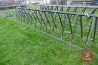 2 15' GALV CATTLE FEED BARRIER TOPS (B) - 6