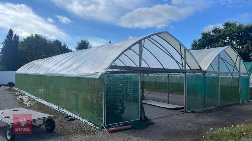 42' X 72' TWIN BAY POLYBUILD POLYTUNNEL