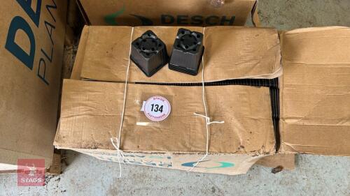 1000 UNUSED 9CM X 9CM X 10CM GROW POTS