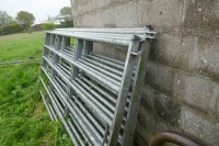 6 IAE 10' GALVANISED CATTLE HURDLES - 5