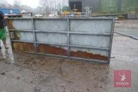 12' GALV SHEETED YARD GATE - 8