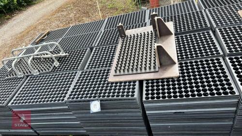 APPROX 200 HEAVY DUTY PLUG TRAYS