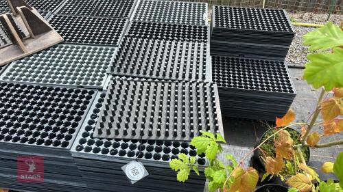 APPROX 200 HEAVY DUTY PLUG TRAYS