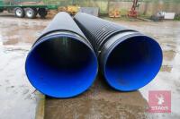 2 LARGE PLASTIC POLYPIPES - 3