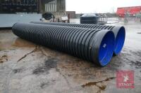 2 LARGE PLASTIC POLYPIPES - 6