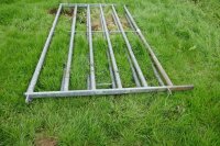 2 IAE 8' GALVANISED CATTLE HURDLES - 4