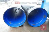 2 LARGE PLASTIC POLYPIPES - 3
