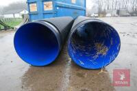 2 LARGE PLASTIC POLYPIPES - 4