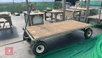 BARPHI 8' X 4' CONTRA-STEERING TROLLEY - 2