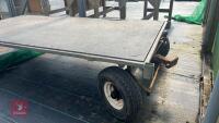 BARPHI 8' X 4' CONTRA-STEERING TROLLEY - 8