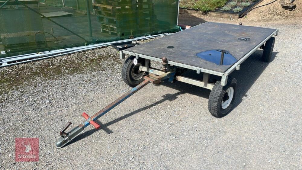 BARPHI 8' X 4' CONTRA-STEERING TROLLEY