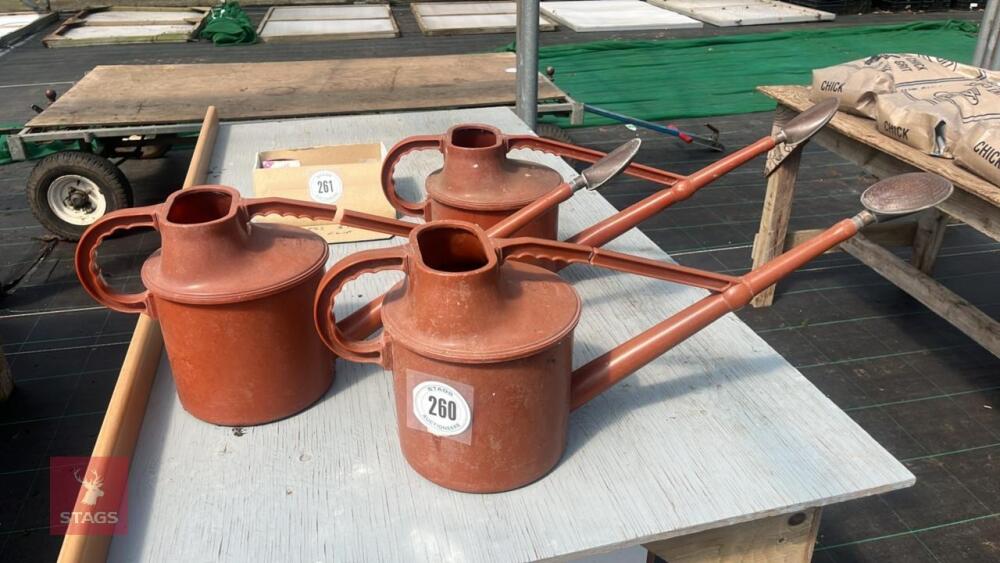 3 HAWS WATERING CANS