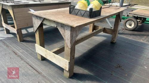 6' X 3' POTTING/PLANT TABLE