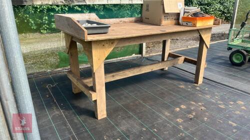 6' X 3' POTTING/PLANT TABLE