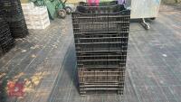 10 BLACK PLASTIC CRATES - 4