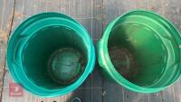 2 GREEN DUSTBINS - 3