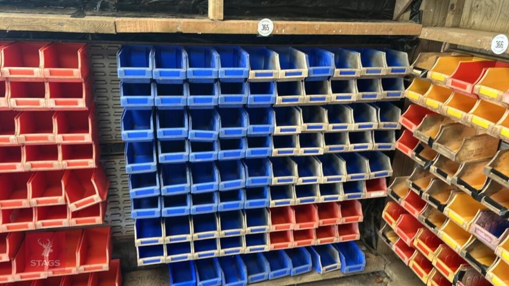 86 BLUE & RED DEXION MAXI BIN 20 STORAGE