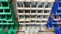 48 GREY DEXION MAXI BIN 20 STORAGE BOXES - 3