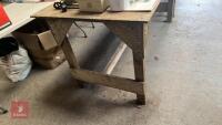 8' X 3' TABLE/BENCH - 2