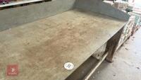 6' 4'' X 3' 2'' POTTING/ WORK TABLE - 2