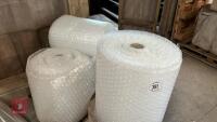 3 PART ROLLS OF BUBBLE WRAP - 2