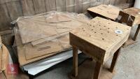 BOX FORMING TABLE & CARDBOARD BOXES - 5