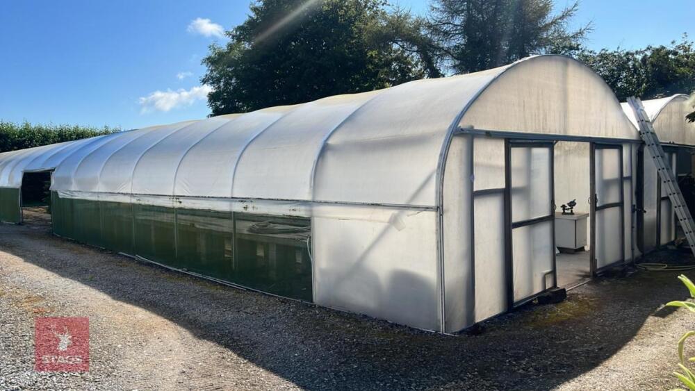 43' X 112' TWIN BAY NORTHERN POLYTUNNEL