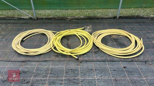 3 LENGTHS OF TRICOFLEX HOSEPIPE