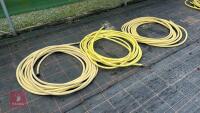 3 LENGTHS OF TRICOFLEX HOSEPIPE - 3