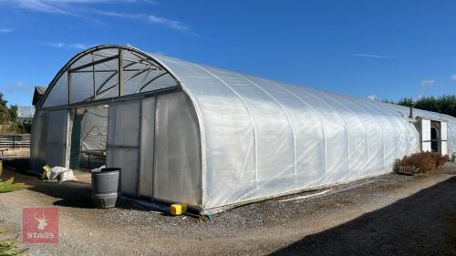 30' X112' SINGLE BAY NORTHERN POLYTUNNEL