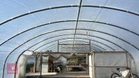 30' X112' SINGLE BAY NORTHERN POLYTUNNEL - 16