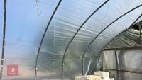 30' X112' SINGLE BAY NORTHERN POLYTUNNEL - 17