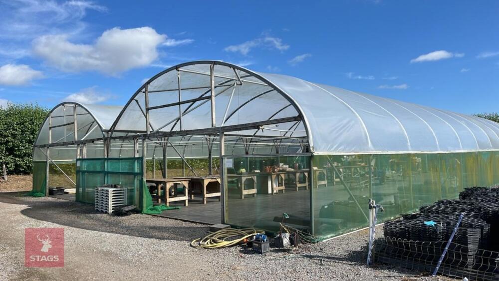 53' X 70' TWIN BAY NORTHERN POLYTUNNEL