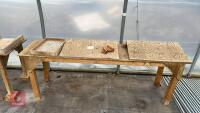 8' X 2' POTTING TABLE