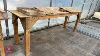 8' X 2' POTTING TABLE - 7