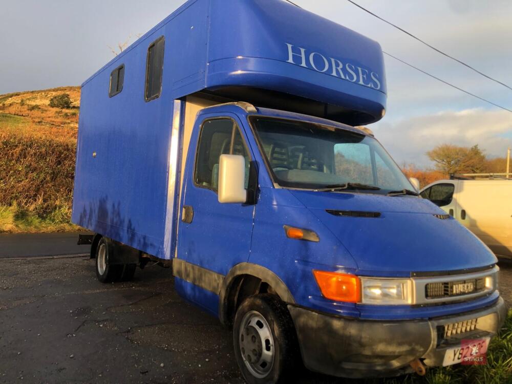 2001 IVECO DAILY 3.5T HORSE VAN