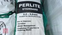 14 BAGS OF SINCLAIR 2.0-5.0MM PERLITE - 2