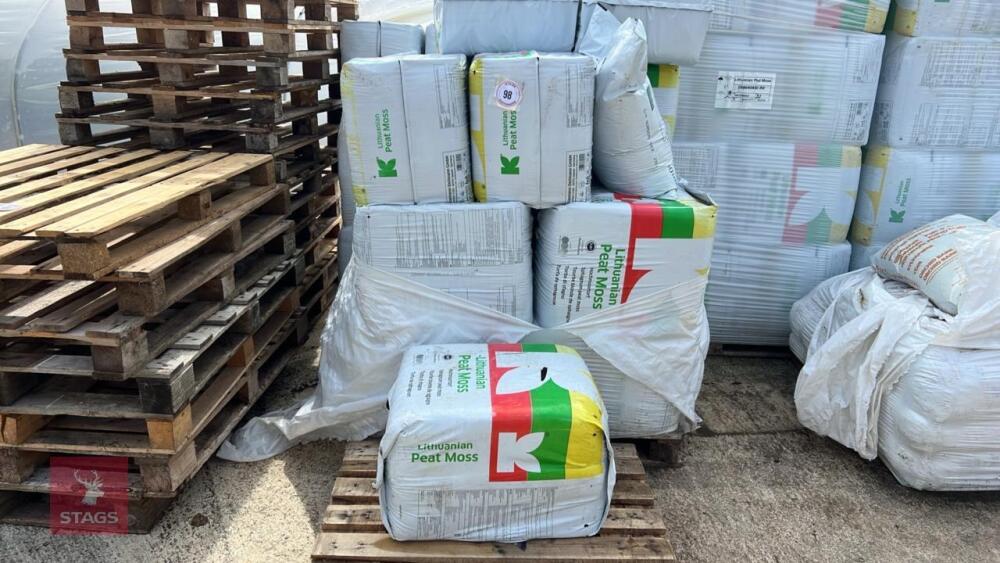 17 X 210L BAGS OF LITHUANIAN PEAT MOSS