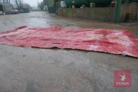 24'6" X 12'6" RED PVC LORRY SHEET - 6