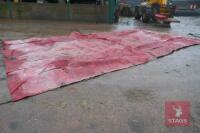 24'6" X 12'6" RED PVC LORRY SHEET - 7