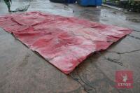 24'6" X 12'6" RED PVC LORRY SHEET - 8