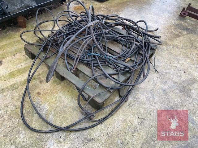 PALLET OF USED HYDRAULIC HOSES