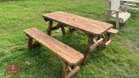 PICNIC TABLE & BENCHES - 3