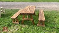 PICNIC TABLE & BENCHES - 4