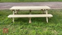 LARGE PICNIC TABLE - 4