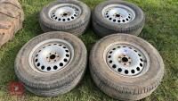 4 GOODYEAR 255/65 R17 WHEELS & TYRES