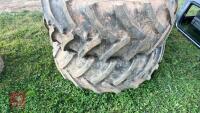 PAIR OF MITAS 480/70 R28 TRACTOR TYRES - 6