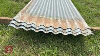 20 X 7' SHEETS OF CORRUGATED TIN - 3