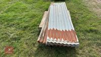 36 X 8' SHEETS OF CORRUGATED TIN - 2