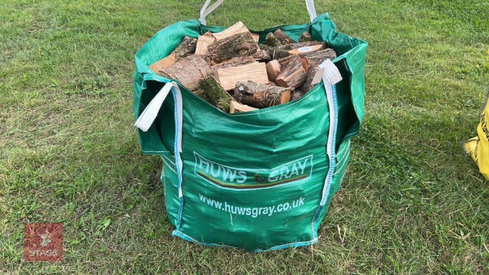 DUMPY BAG SEASONED HARDWOOD LOGS